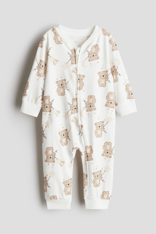 Producto - Pijama HyM ositos blanco bebe
