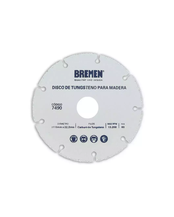 Producto - DISCO DE TUGSTENO P/MADERA