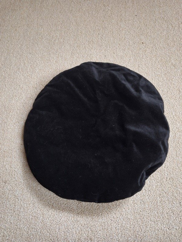Producto - Gorra tipo Boina de Pana Negro - 4