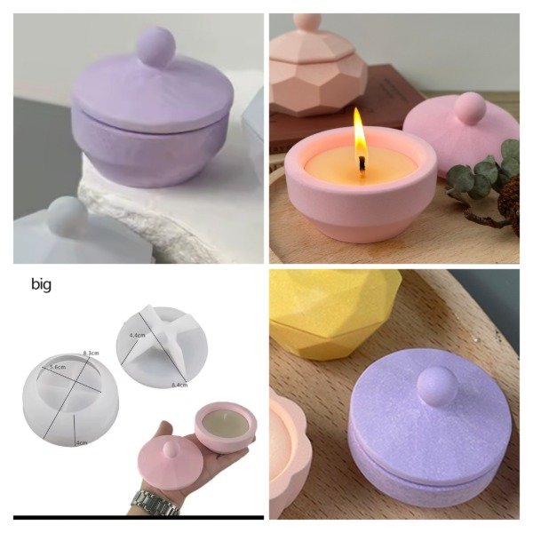 Producto - Molde de silicona alajero liso con tapa clasico