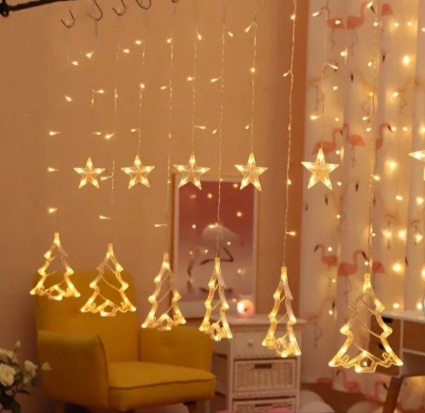 Producto - CORTINA DE PINITOS Y ESTRELLAS