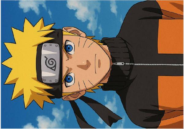 Producto - Lamina comestible rectangular naruto 2