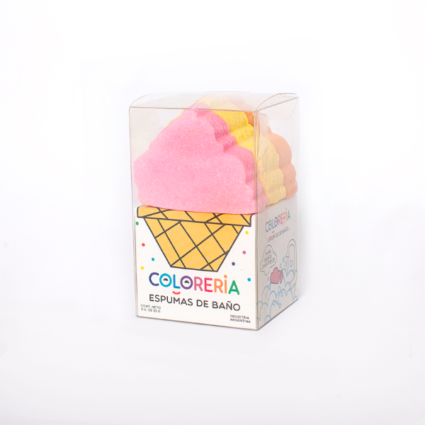 Producto - Set de espumas de baño solidas - Heladito