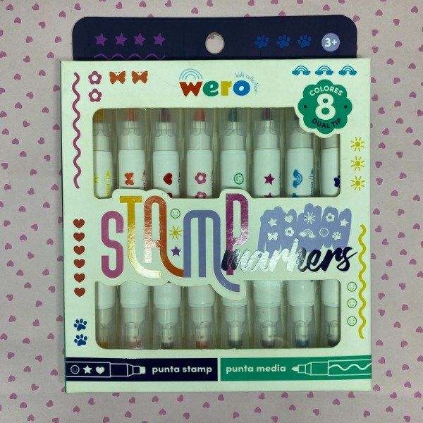 Producto - Marcadores Doble Punta con Sello