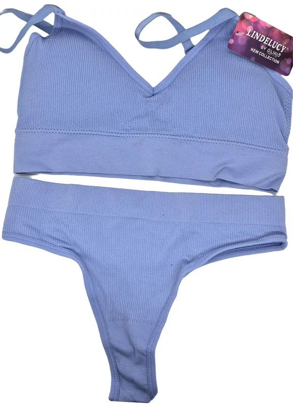 Producto - Conjunto Comfy Ropa Interior Color Celeste Lavanda