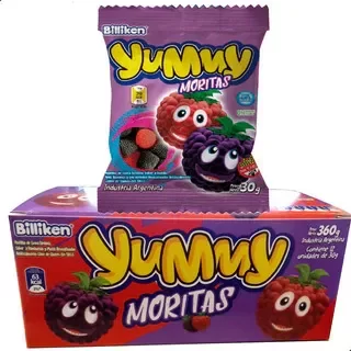 Producto - Gomitas Yummy 30 gr Moritas x 12