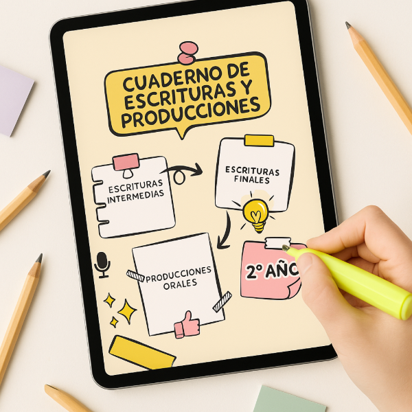 Producto - E-BOOK SEGUNDO AÑO - PRODUCCIONES ESCRITAS Y ORALES