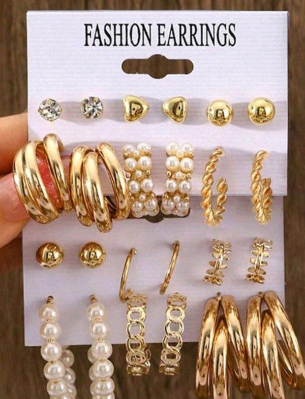 Producto - Aros bijou dorados