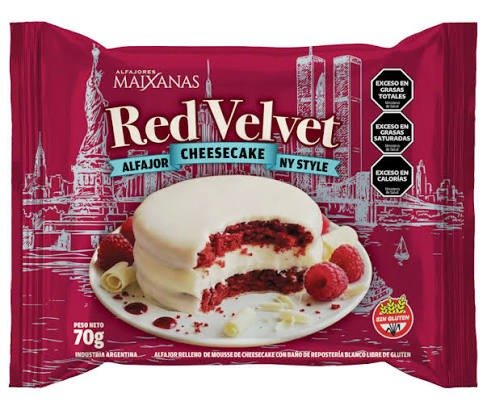 Producto - Alfajor Red Velvet por 70s grs