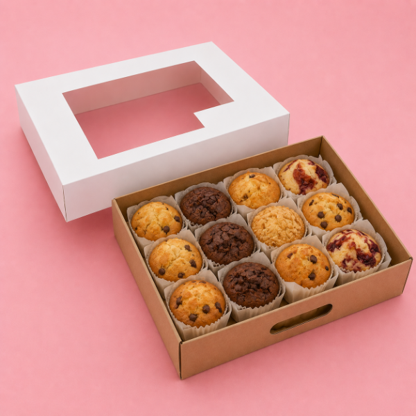 Producto - BOX DESAYUNO - COD. 340 BASE KRAFT TAPA VISOR 25x12x25 - 2