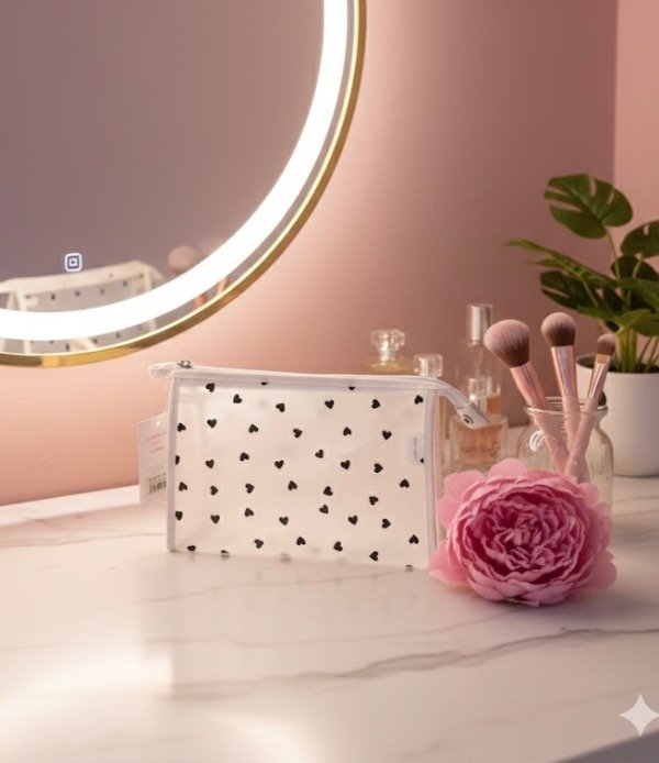 Producto - Porta cosméticos Heart NEGRO