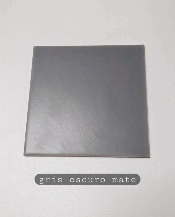 Producto - Azulejo gris oscuro mate