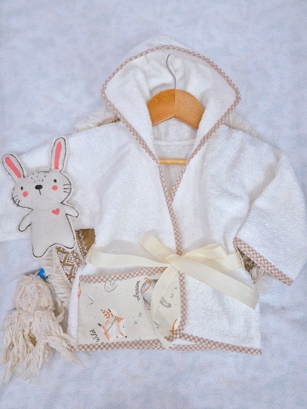 Producto - Bata de baño Zorritos beige