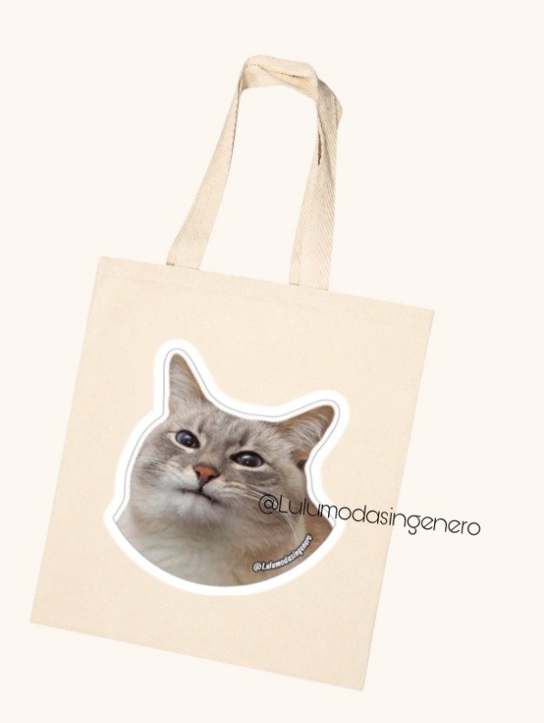 Producto - Tote bag Gatito Meme 01