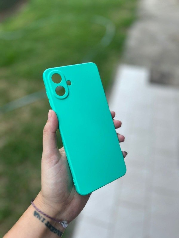 Producto - Silicona con felpa verde (foto ilustrativa)