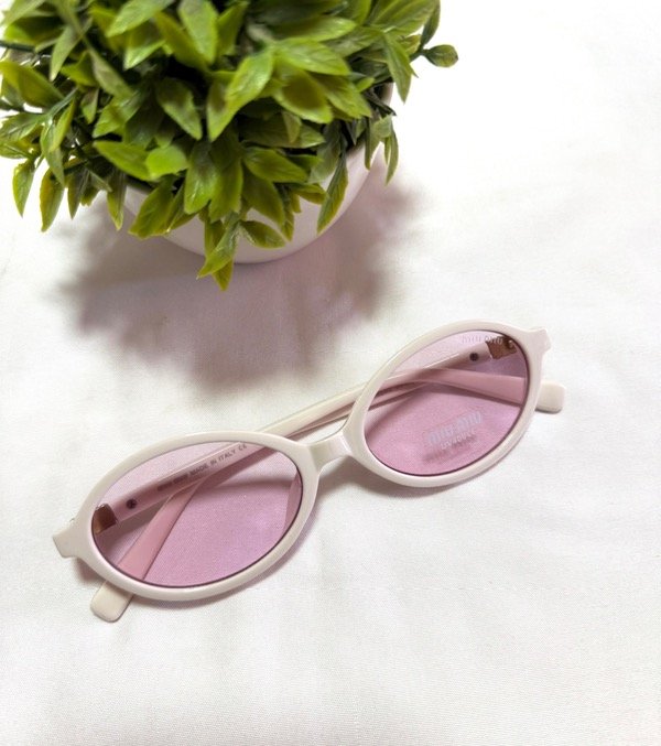 Producto - Lentes Miu miu 5 blanco/rosa
