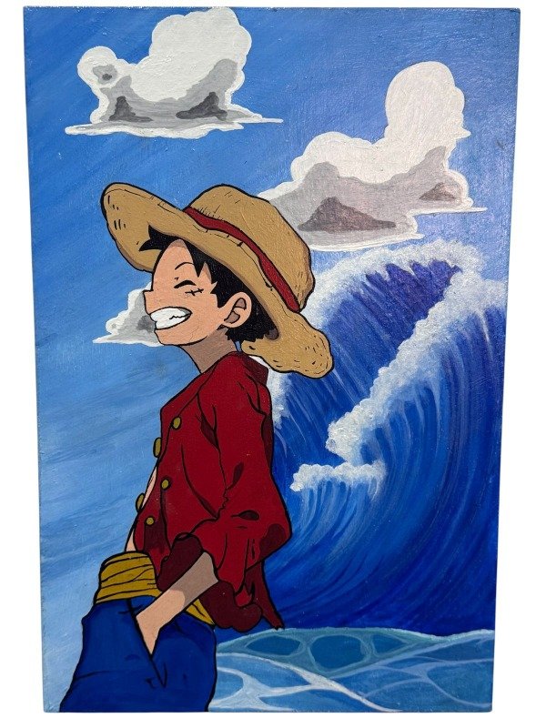 Producto - Cuadro pintado a mano One Piece