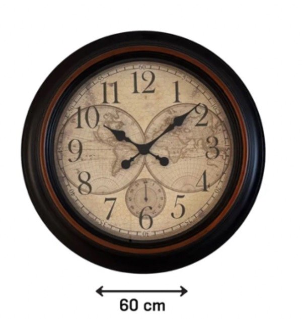 Producto - Reloj Planisferio madera