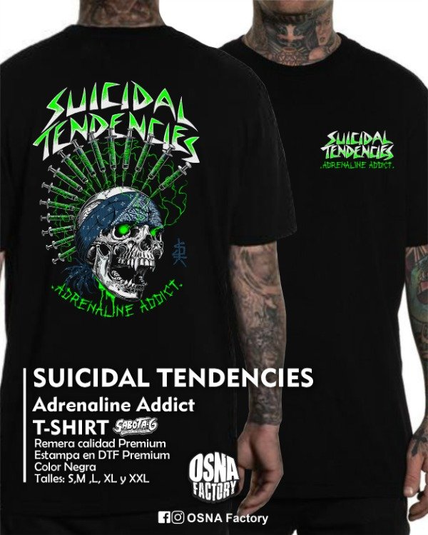 Producto - SUICIDAL TENDENCIES Adrenaline Addict T Shirt
