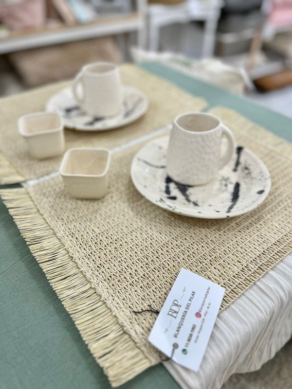 Producto - Individual rectangular tejido