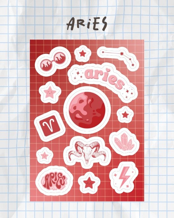 Producto - Planchas A6 de signos - 3