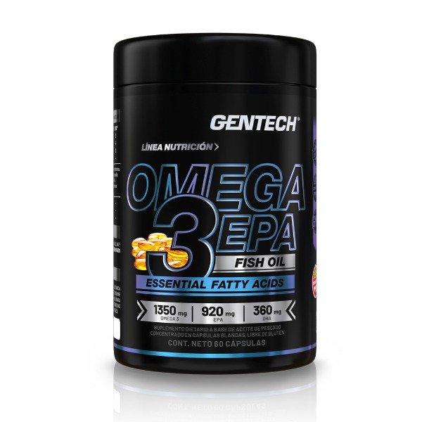Producto - GENTECH - OMEGA 3 FISH OIL 60 CAPS