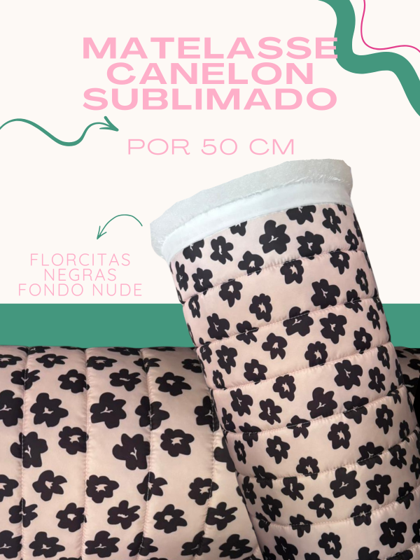 Producto - CANELÓN - FLORCITAS NEGRAS X 50 CM