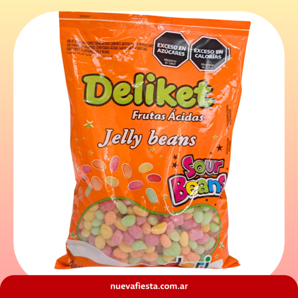 Producto - Confites acidos Jelly Beans Deliket 700g