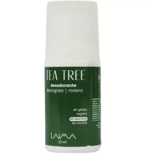 Producto - DESODORANTE DEO -TEA TREE S- lemongrass y romero -SIN TACC- LAIMA x 50 ml