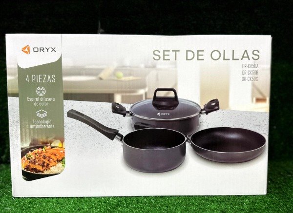 Producto - Set de ollas antiadherentes Óleo 4pcs