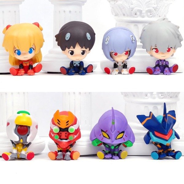 Producto - Gashapones Pilotos y Evas - Evangelion - Por Duo - 7.5cm