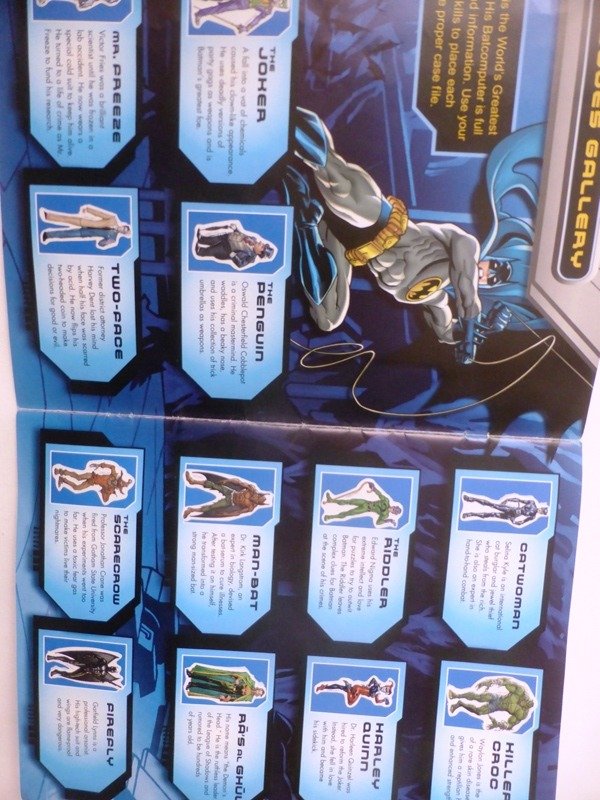 Producto - BATMAN REUSABLE STICKER BOOK - DC COMICS - 2010 - 4