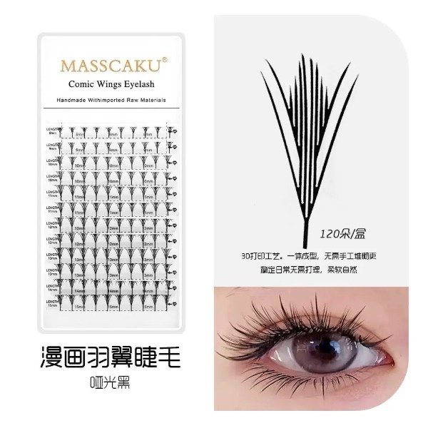 Producto - NUEVO Pestañas Comic Wings eyelash Masscaku