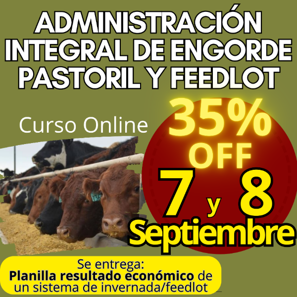 Producto - Curso Online: Administración Integral de Engorde Pastoril y Feedlot - 0