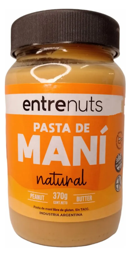 Producto - Pasta de Maní Entrenuts Natural