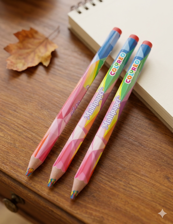 Producto - Lápiz multicolor clásico grueso