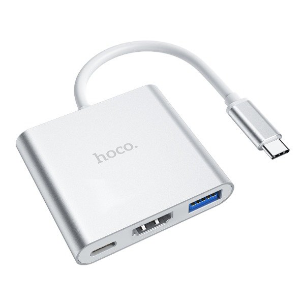 Producto - HOCO -  HB14 Hub Tipo C (USB3.0+HDTV+PD (Carga)) - 4
