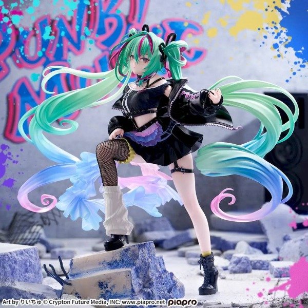 Producto - Figura Original Hatsune Miku Punk Vers. - Vocaloid - SEGA - FIGURIZMa