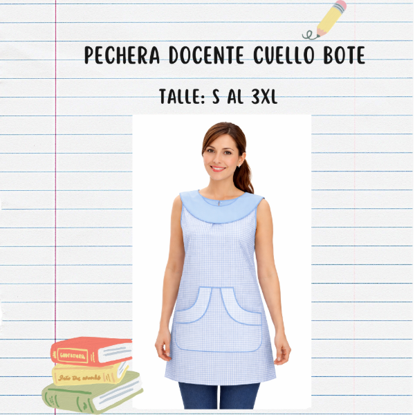 Producto - Pechera Docente Cuello Bote