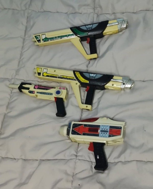 Producto - Set Blaster x4 Timer Force Power Rangers Original