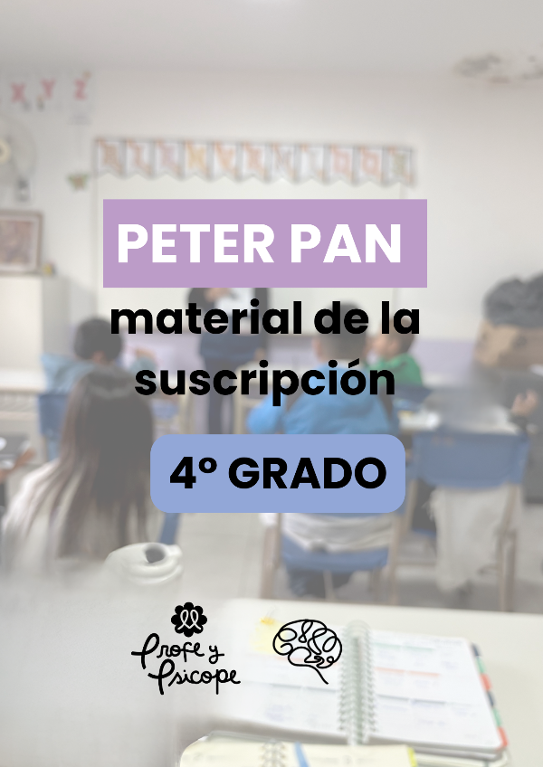 Producto - Peter Pan  3 cuadernillos por niveles de alfabetización