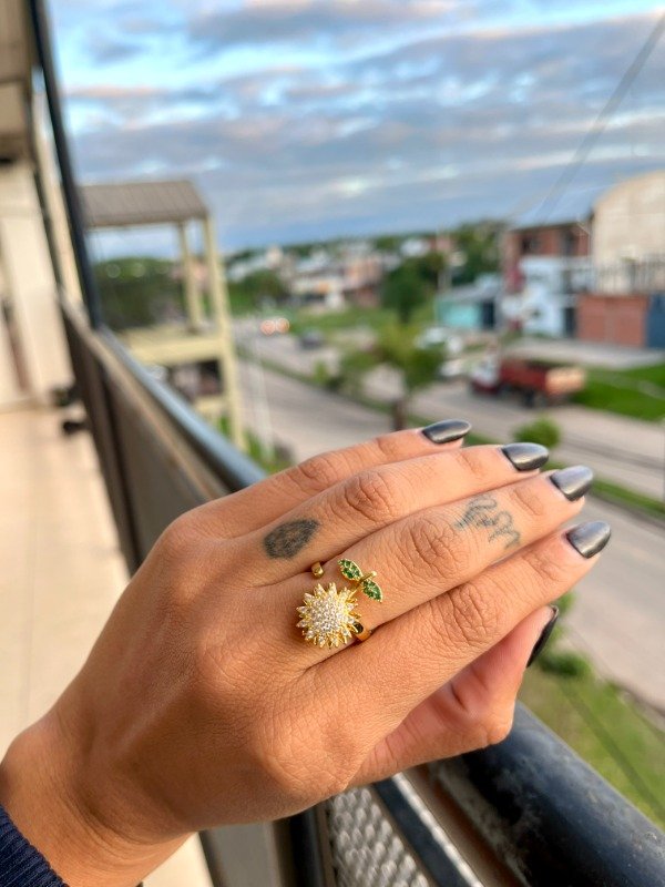 Producto - Anillo antiestrés de Girasol