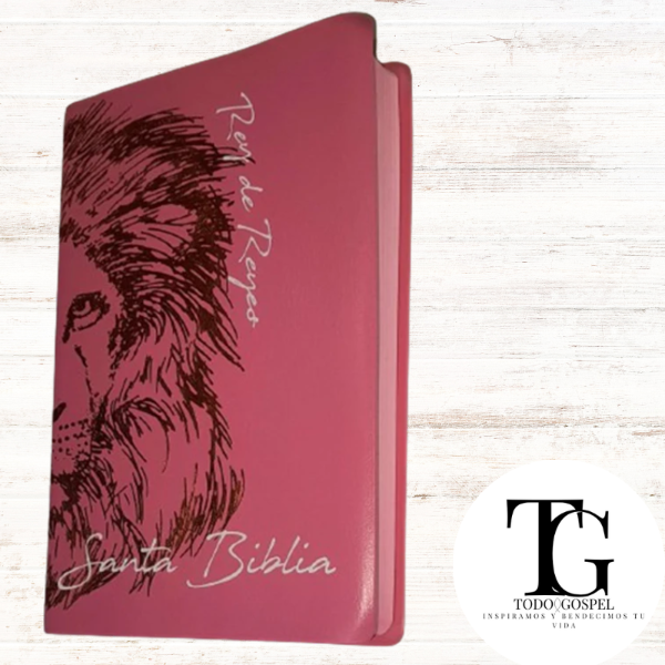 Producto - BIBLIA RVR1960 LEON ROSA