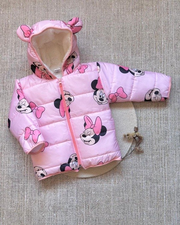 Producto - CAMPERA CORDERITO MINNIE MOÑO