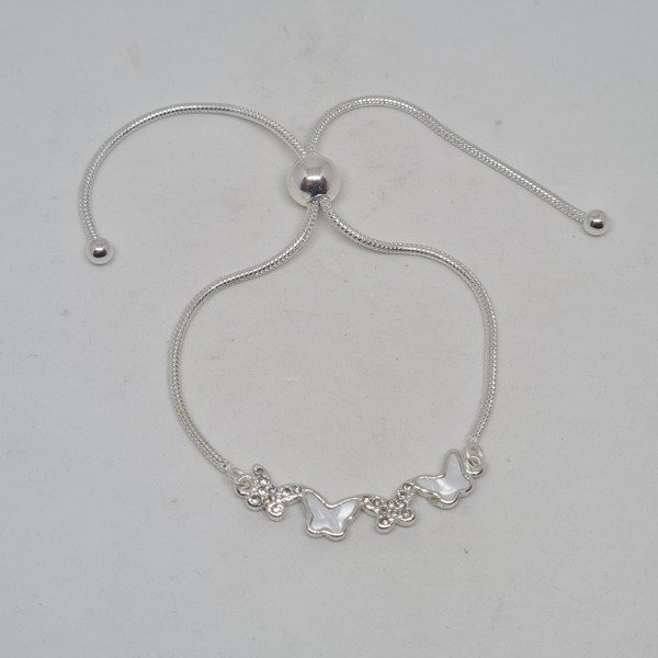 Producto - Pulsera ajustable mariposa nácar - 0