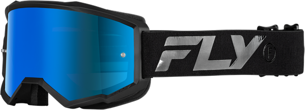 Producto - ANTIPARRA FLY RACING YOUTH ZONE GOGGLE BLACK/BLACK W/ SKY BLUE MIRROR/SMOKE E70