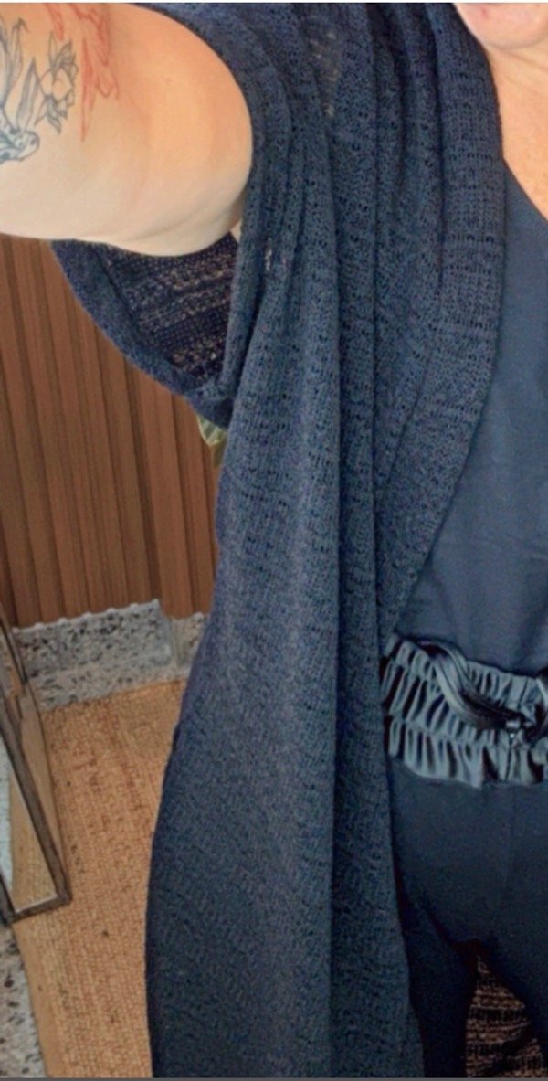 Producto - Saco largo hilo tejido