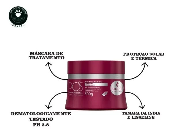 Producto - Mascarilla capilar Pos orogresiva Haskell 300ml