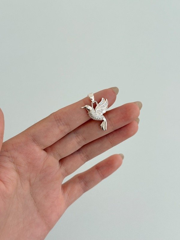 Producto - Dije colibri cubic