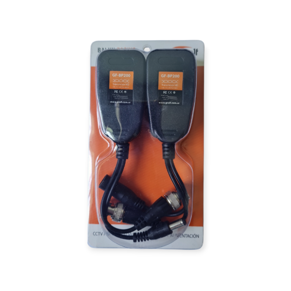 Producto - Balun Pasivo CCTV HD-CVI/TVI/AHD/Analogico y Alimentacion Gralf